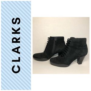 Clarks Lattice Ankle Boots